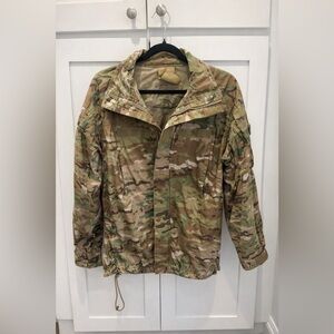 UNISEX Camo wind breaker rain jacket